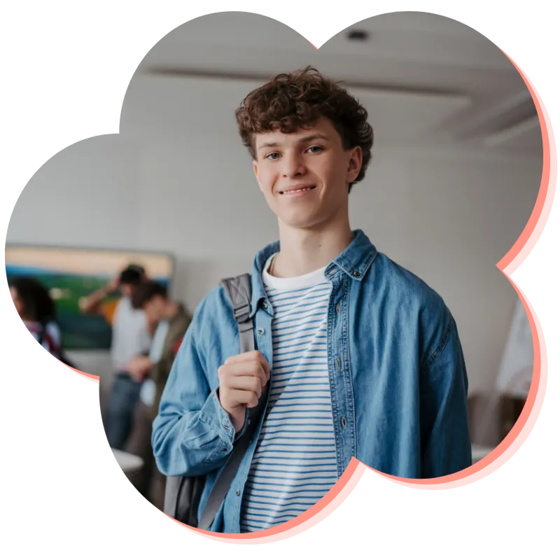 Young person exploring future career and study options with a coach